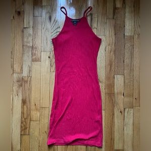 French connection hot pink mini dress size 2